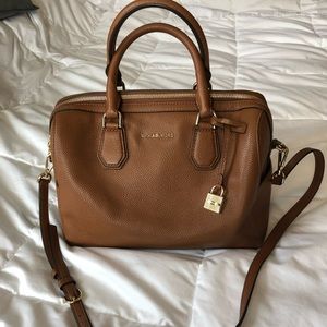 Michael Kors brown leather hand bag